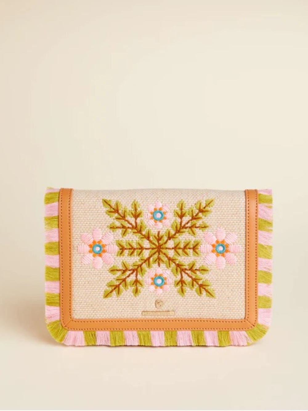 NWOT Spartina 449 Honey Horn Mod Floral Clutch Crossbody